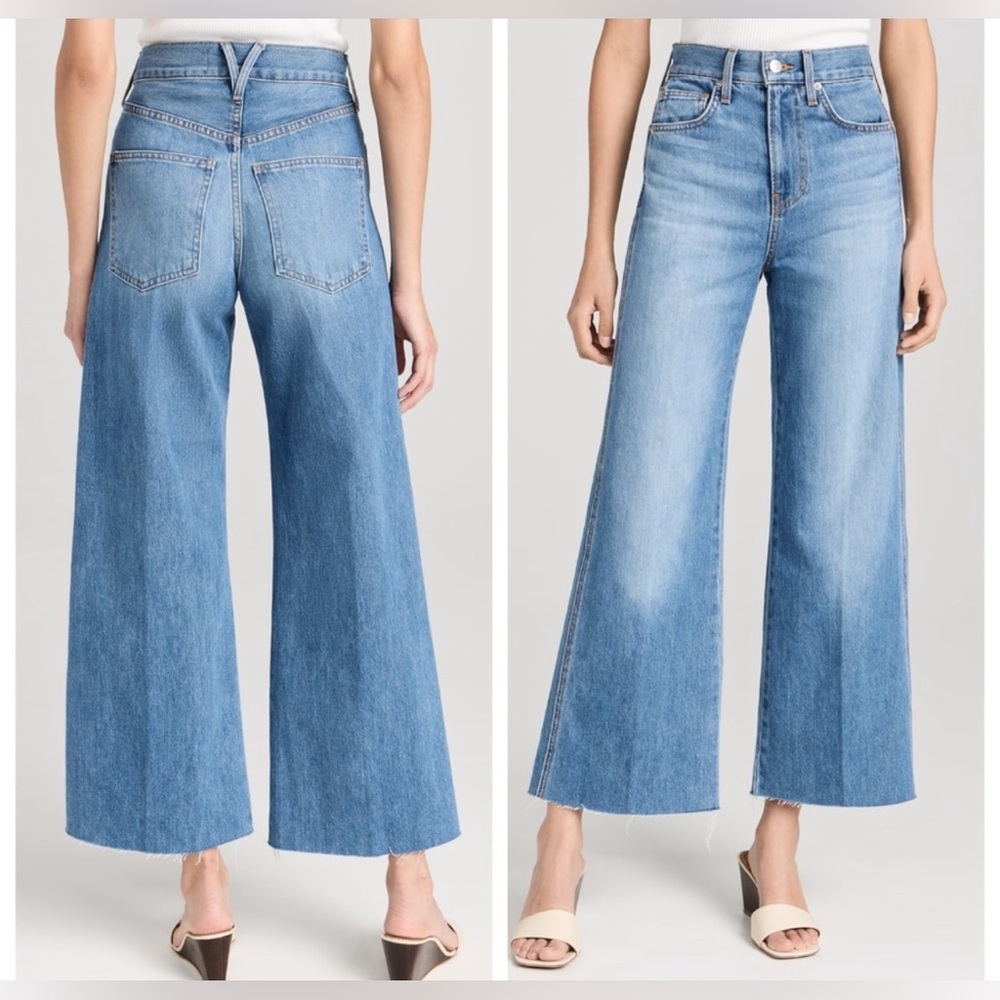 Veronica Beard size 25 Taylor Relaxed Wide Leg High Rise jeans